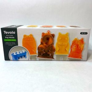 2 Packs Tovolo Monster Halloween Pop Molds Set Of 4/box